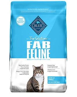 Blue Buffalo True Solutions Fab Feline Natural Indoor Adult Dry Cat Food, Chicken 11-lb