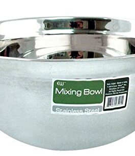 Euro-Ware Mixing Bowl, 5 Quart, Stainless Steel