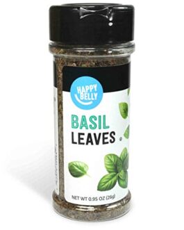 Amazon Brand – Happy Belly Basil Leaves, 0.95 Ounces