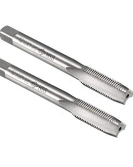 uxcell Metric Machine Thread Milling Tap M10 x 1 H2 High Speed Steel Uncoated 3 Straight Flutes Thread Tapping DIY Tool 2pcs