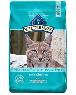 Blue Buffalo Wilderness High Protein, Natural Adult Indoor Hairball Control Dry Cat Food, Chicken 11-lb