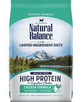 Natural Balance Limited Ingredient Diet Chicken| High Protein Adult Grain-Free Dry Cat Food | 5-lb. Bag