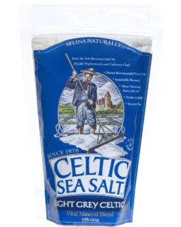 Celtic Sea Salt, Light Grey Pouch, 8 oz