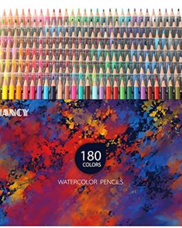 RIANCY 180 Colored Pencils For Adult Coloring Books Kids, Teens Art Supplies Artist Watercolor Pencils Oil Based Drawing Pencil Set